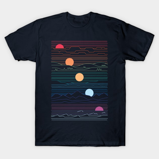 Many Lands Under One Sun T-Shirt by Thepapercrane